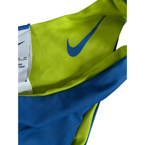 Nike Womens Reversible Swim Bottom XS Blue & Neon Green Move to Zero Bikini - Picture 6 of 12